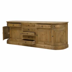 Buffet<Made in Meubles Buffet en bois recyclé 225 cm Garance