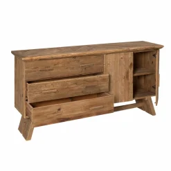 Buffet<Made in Meubles Buffet en bois recyclé 2 portes Blaise