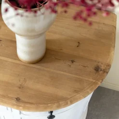 Buffet<Made in Meubles Buffet en bois recyclé blanchi 180 cm Garance