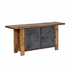 Buffet<Made in Meubles Buffet en bois recyclé et métal Hector