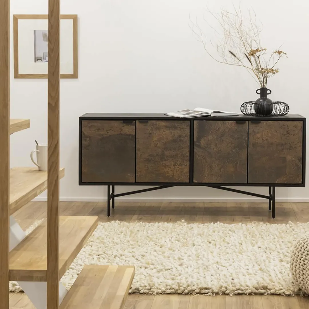 Buffet<Made in Meubles Buffet en métal Claudine