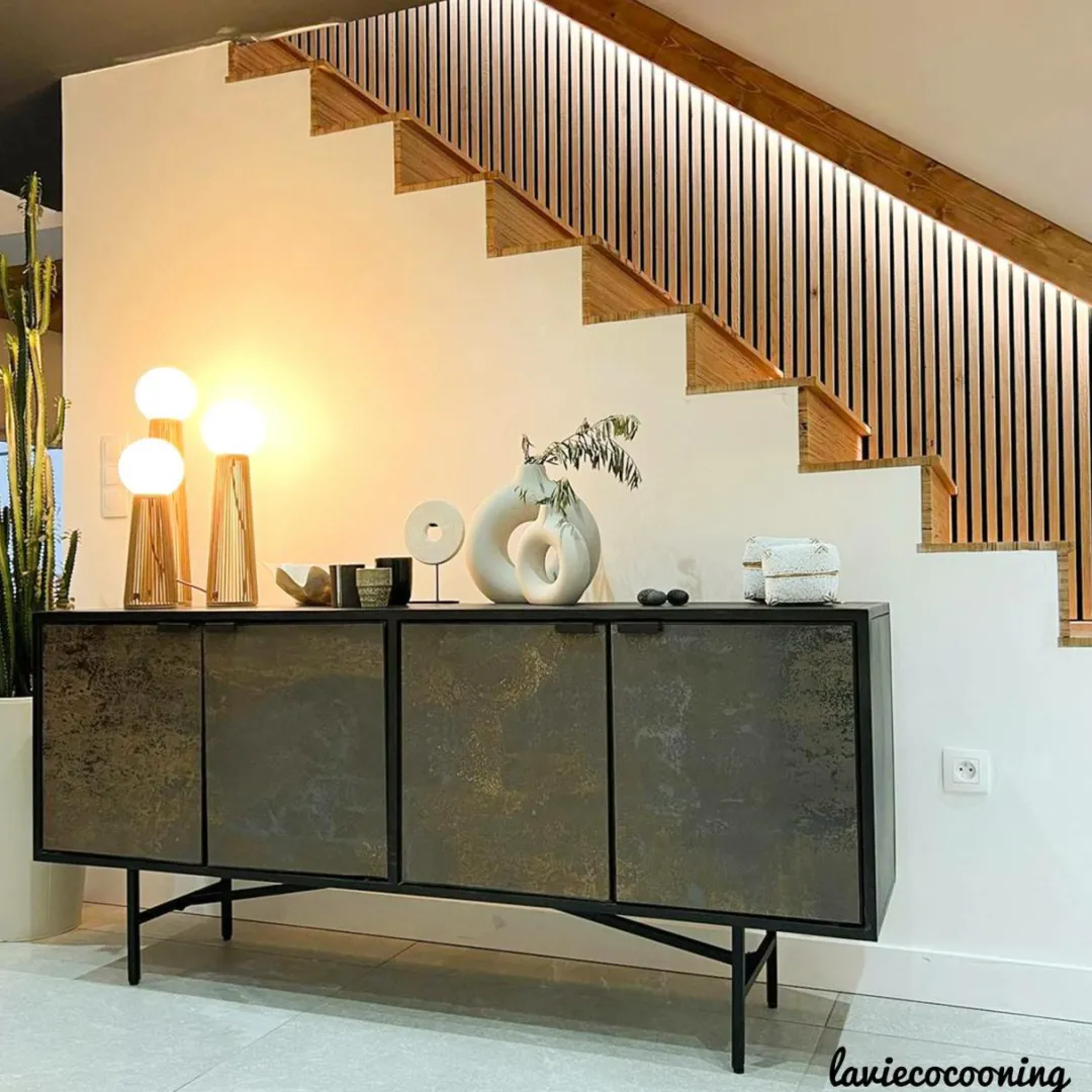 Buffet<Made in Meubles Buffet en métal Claudine