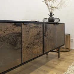 Buffet<Made in Meubles Buffet en métal Claudine