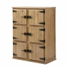 Buffet<Made in Meubles Buffet haut 6 portes Champêtre
