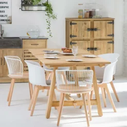 Buffet<Made in Meubles Buffet haut 6 portes Champêtre