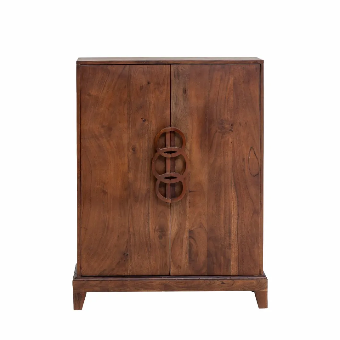 Buffet<Made in Meubles Buffet haut en bois d'acacia Quilla