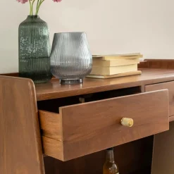 Buffet<Made in Meubles Buffet haut en bois d'acacia Emiel