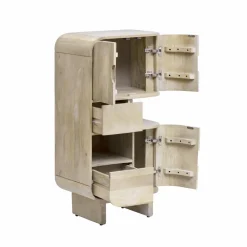 Buffet<Made in Meubles Buffet haut en bois de manguier clair Yoni