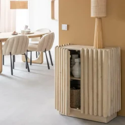 Buffet<Made in Meubles Buffet haut en bois de manguier Avery