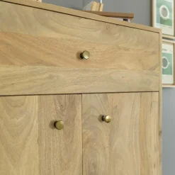 Buffet<Made in Meubles Buffet haut en bois de manguier Aven