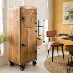 Buffet<Made in Meubles Buffet haut en bois de manguier Iris