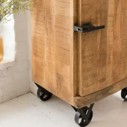 Buffet<Made in Meubles Buffet haut en bois de manguier Iris