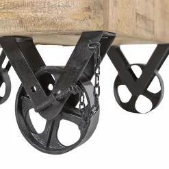 Buffet<Made in Meubles Buffet haut en bois de manguier Iris