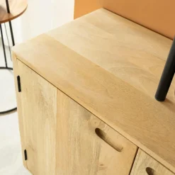 Buffet|Meuble Sous Vasque<Made in Meubles Buffet long en bois de manguier Rowene