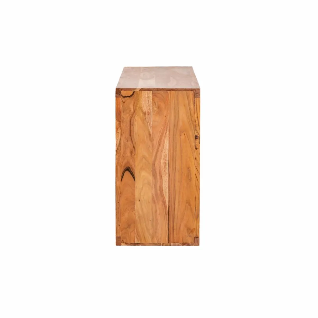 Buffet<Made in Meubles Buffet rétractable en bois d'acacia Emilio