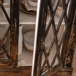 Buffet|Vitrine<Made in Meubles Buffet vitrine en bois de manguier êve