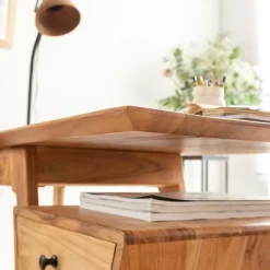 Bureau<Made in Meubles Bureau en bois d'acacia Eliott