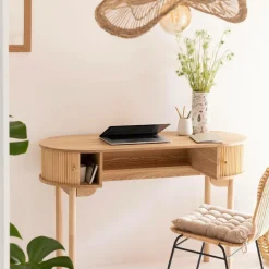 Bureau<Made in Meubles Bureau en bois pin clair Colin