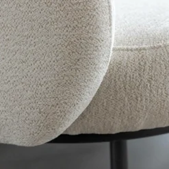 Canapé<Made in Meubles Canapé en tissu bouclette écru Filipa