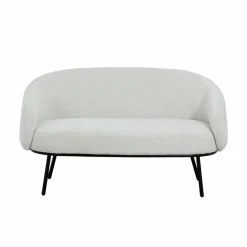 Canapé<Made in Meubles Canapé en tissu bouclette écru Filipa