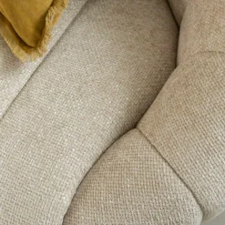 Canapé<Made in Meubles Canapé en tissu écru Axel