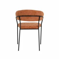 Chaise<Made in Meubles Chaise arrondie terracotta Kanoa (lot de 2)