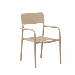 Chaise De Jardin<Made in Meubles Chaise de jardin en aluminium taupe Kaïa (lot de 2)