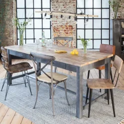 Chaise<Made in Meubles Chaise en bois de manguier Wood (lot de 2)