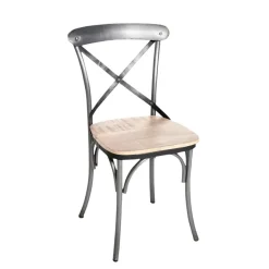 Chaise<Made in Meubles Chaise en bois de manguier Wood (lot de 2)