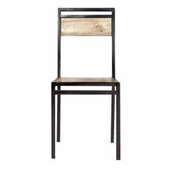 Chaise<Made in Meubles Chaise en bois de manguier New-York (lot de 2)