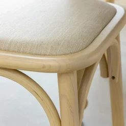 Chaise<Made in Meubles Chaise en bois d'orme clair et cannage Luzian (lot de 2)