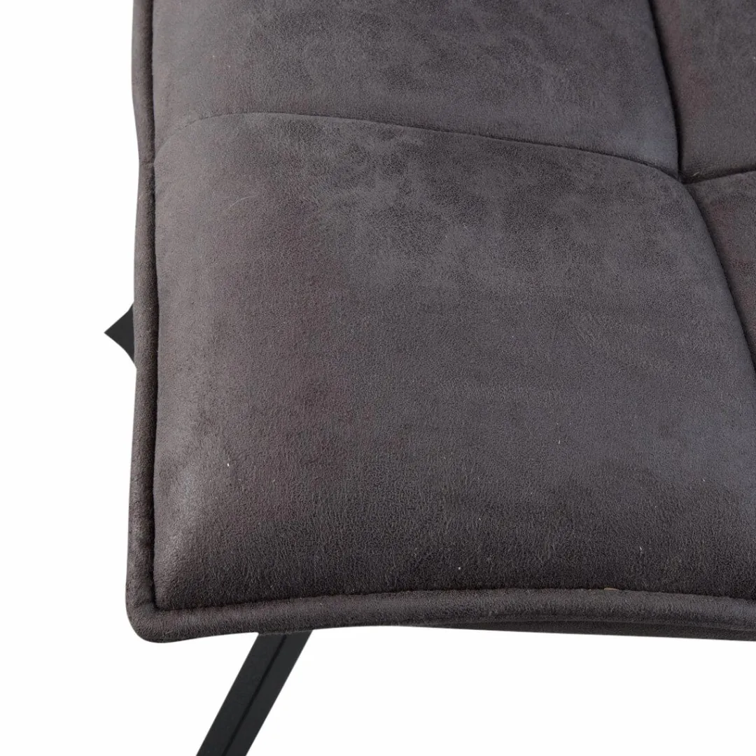 Chaise<Made in Meubles Chaise en polyester noir Nino (lot de 2)