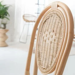 Chaise<Made in Meubles Chaise en rotin bistrot Nohan (lot de 2)