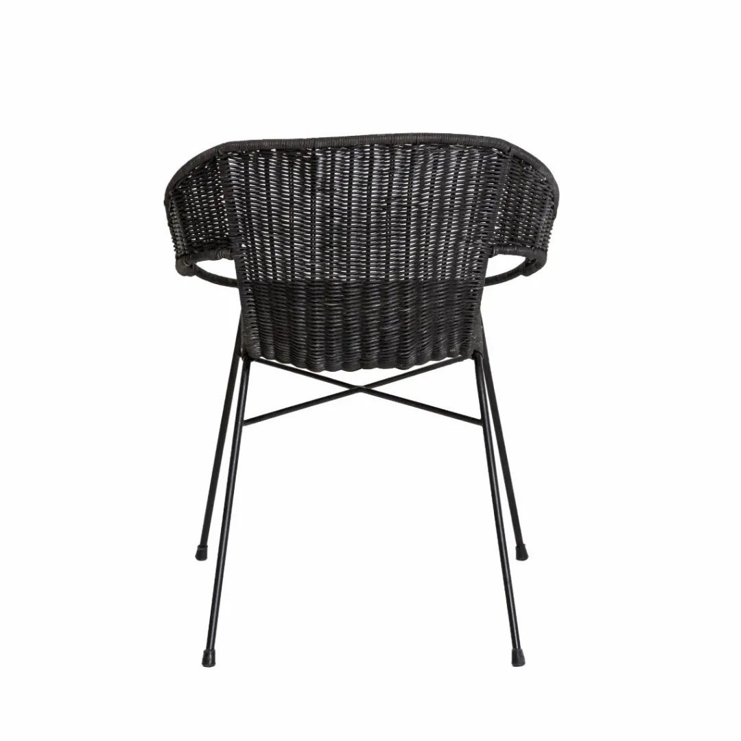 Chaise<Made in Meubles Chaise en rotin et en métal Aurélien