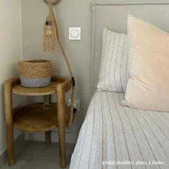 Chevet<Made in Meubles Chevet en bois de manguier Allye