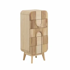 Chiffonnier|Meuble De Rangement<Made in Meubles Chiffonnier en bois de paulownia Nilo