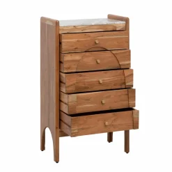 Chiffonnier<Made in Meubles Chiffonnier en marbre et bois d'acacia Calix