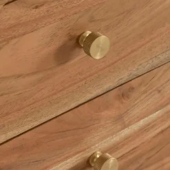 Chiffonnier<Made in Meubles Chiffonnier en marbre et bois d'acacia Calix