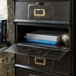 Chiffonnier<Made in Meubles Chiffonnier en métal 5 tiroirs Eugénie