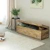 Banc|Meuble De Rangement<Made in Meubles Coffre banc en bois de manguier clair Babeth