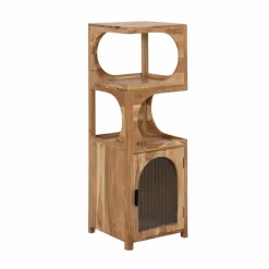 Colonne<Made in Meubles Colonne 1 étagère en bois d'acacia Emyr