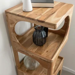 Colonne<Made in Meubles Colonne 1 étagère en bois d'acacia Emyr