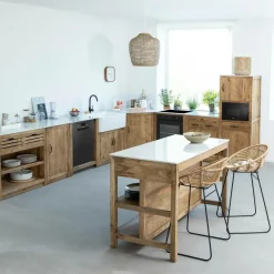 Meuble Bas<Made in Meubles Colonne de cuisine pour micro-ondes Epure