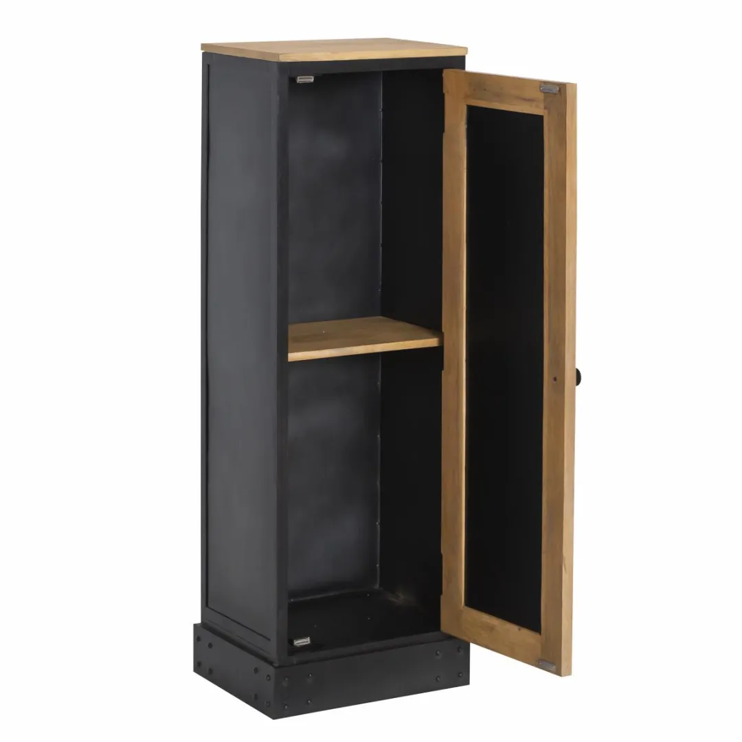 Colonne|Armoire<Made in Meubles Colonne en bois de manguier et cannage Ezra