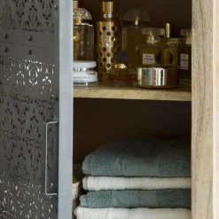 Colonne<Made in Meubles Colonne en bois de manguier Sahara