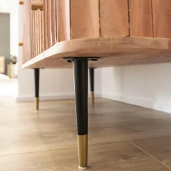 Commode<Made in Meubles Commode en bois d'acacia et marbre blanc Judith