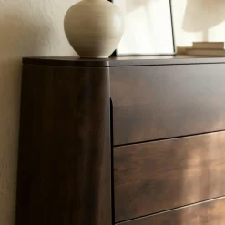 Commode|Meuble De Rangement<Made in Meubles Commode en bois de manguier foncé Liriel