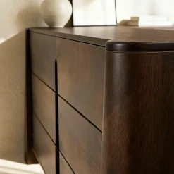 Commode|Meuble De Rangement<Made in Meubles Commode en bois de manguier foncé Liriel