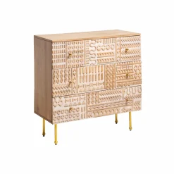 Commode<Made in Meubles Commode en bois de manguier sculpté Léopold