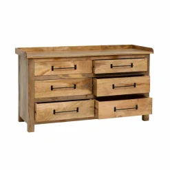 Commode<Made in Meubles Commode en bois de manguier 6 tiroirs Dolly